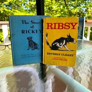 Two vintage books - Rickey and Ribsey.